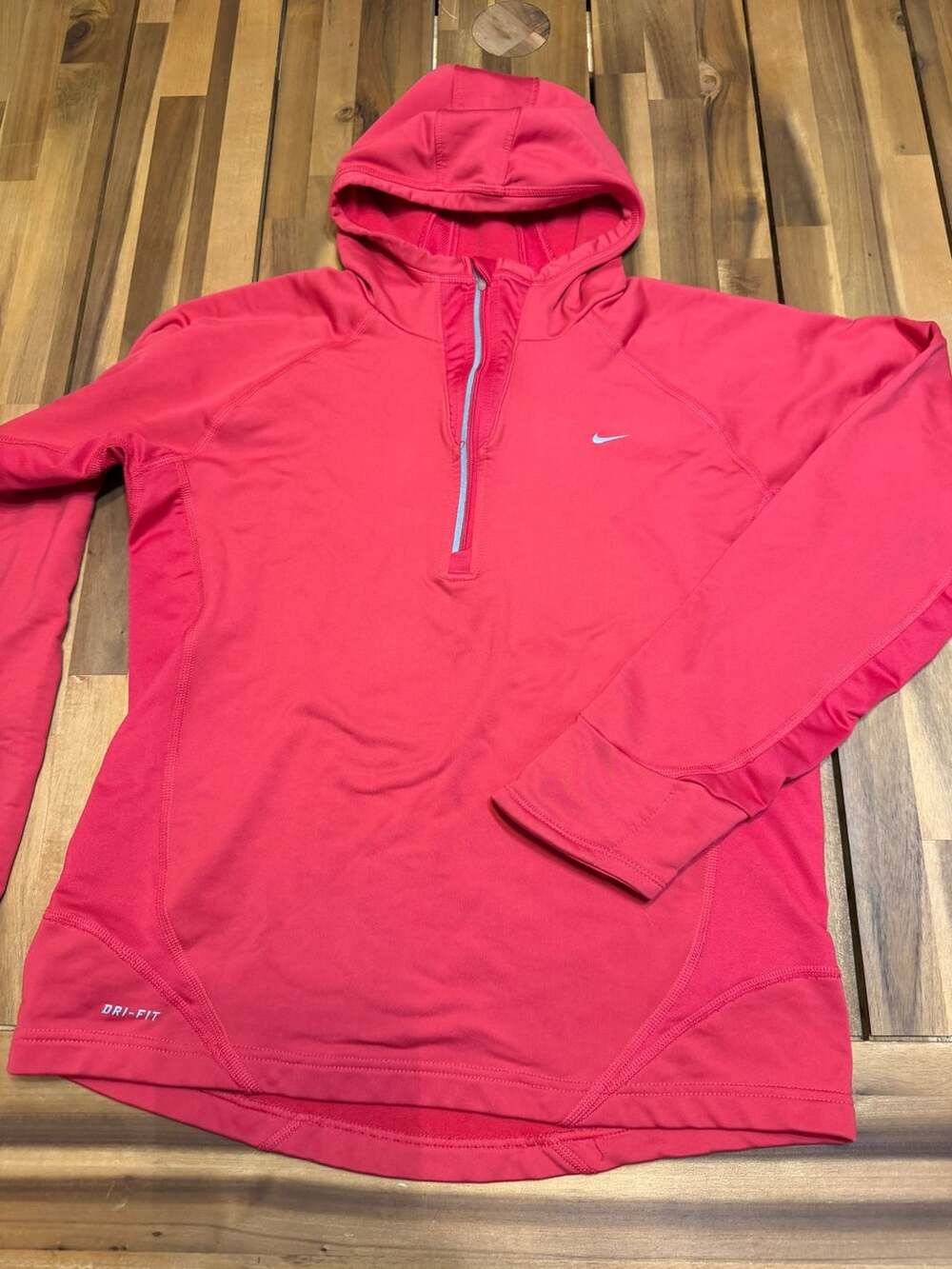 Nike Dri-Fit Half-Zip Hoodie Size M Pink